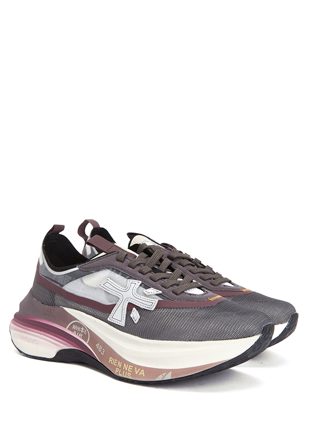 Premiata Hill Gri Bej Kadın Sneaker görsel 2