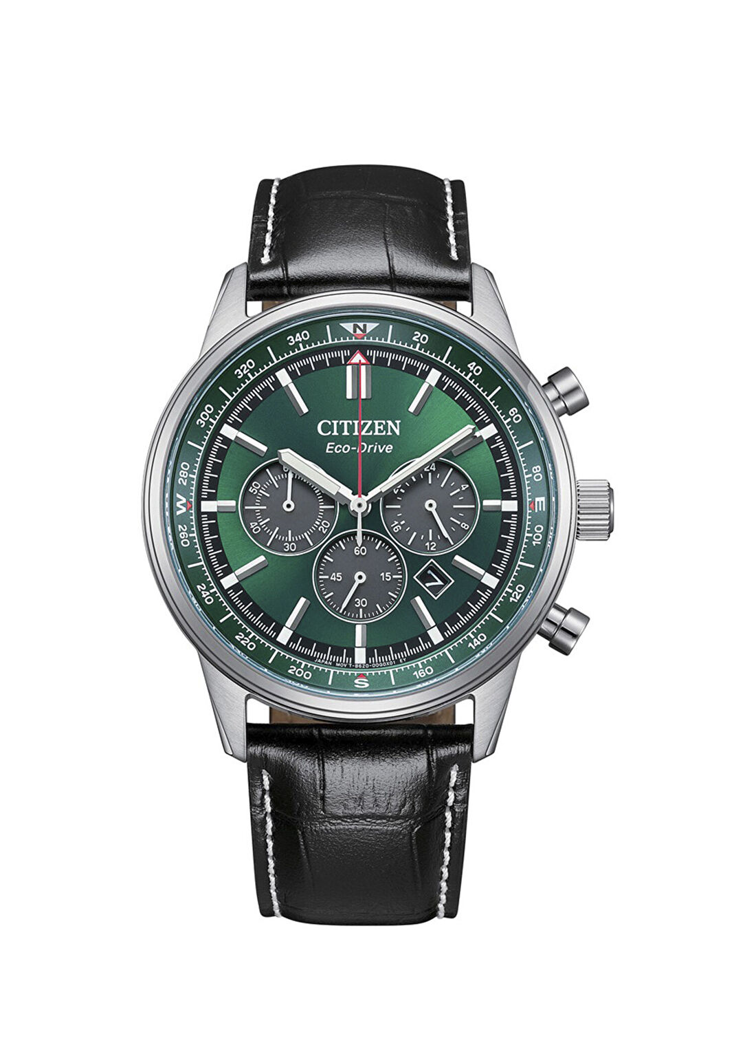 Citizen CA4720-01X Siyah Deri Erkek Kol Saati