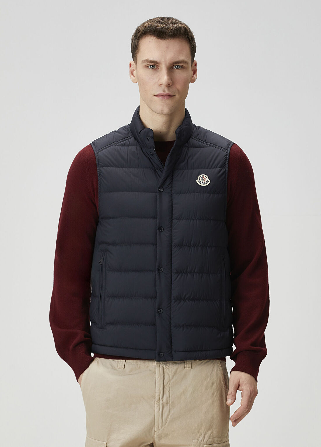 Moncler Lacivert Puff Yelek