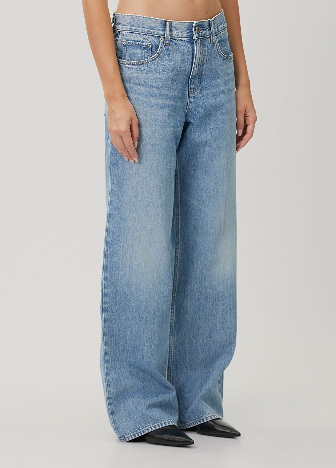 Helmut Lang Wardrobe Mavi Jean Pantolon görsel 3