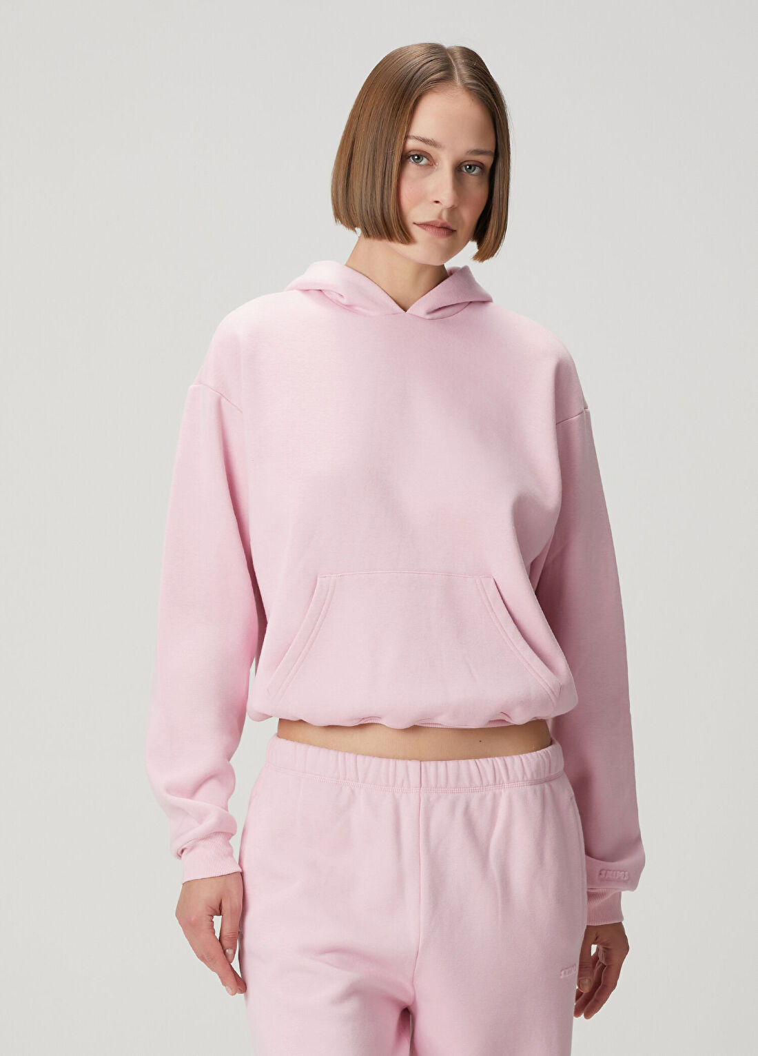 Skims Classic Pembe Hoodie görsel 3