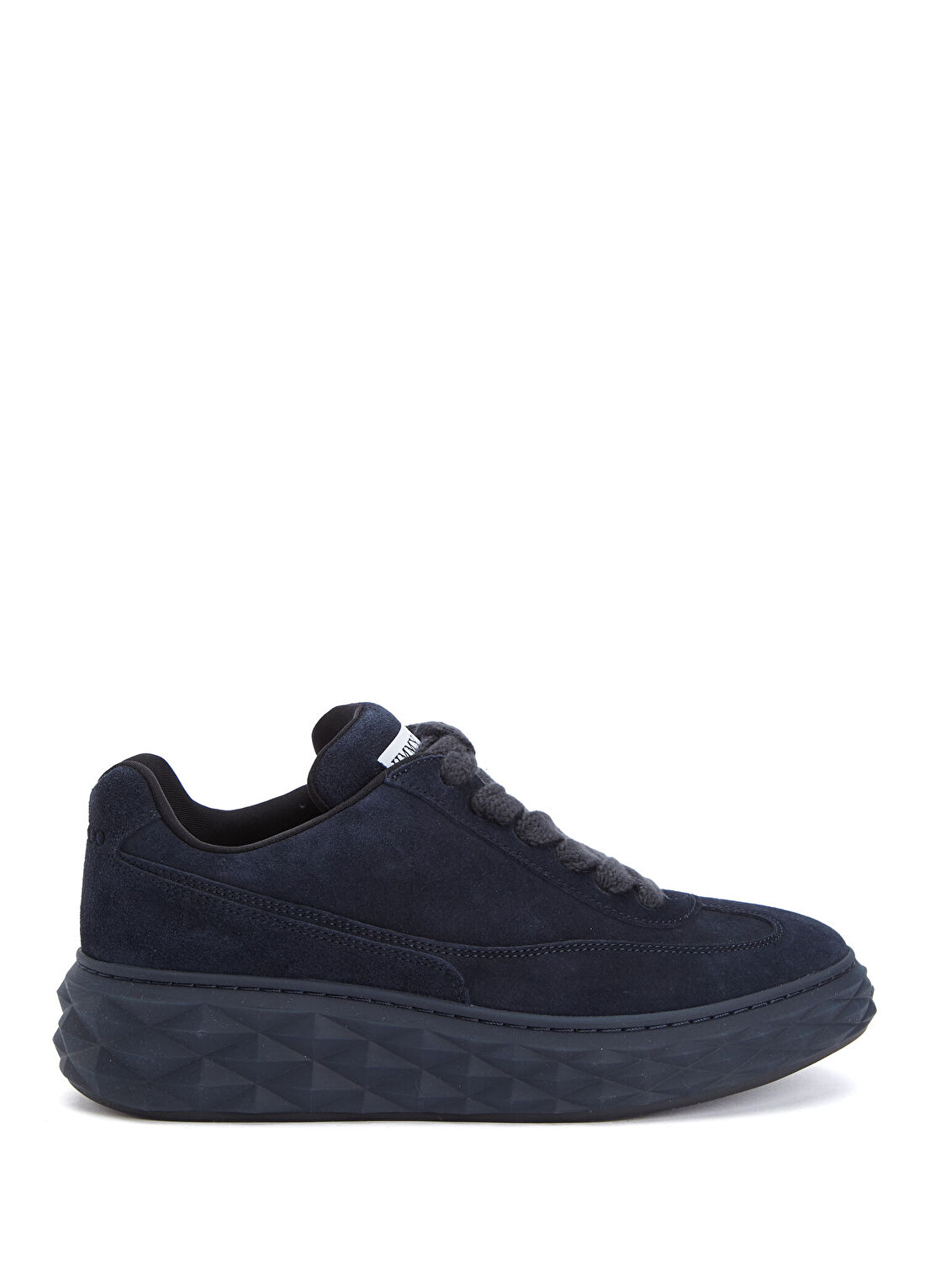 Jimmy Choo Diamond Maxi Lacivert Erkek Deri Sneaker