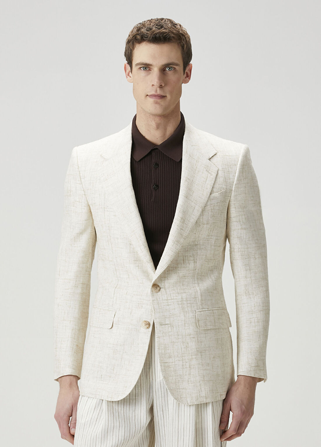 Dolce&Gabbana Bej Keten Ceket