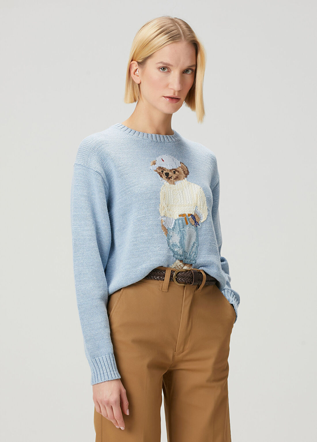 Polo Ralph Lauren Mavi Sweatshirt görsel 3