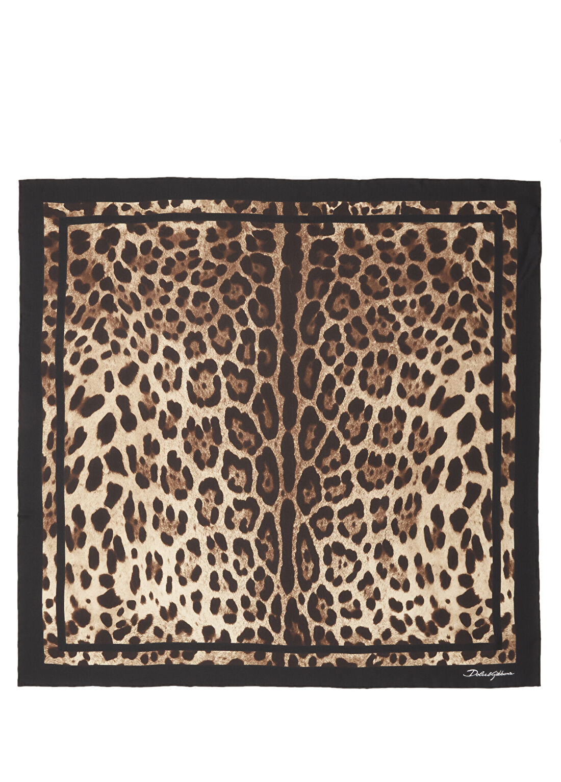 Dolce&Gabbana Leopar Kadın İpek Fular