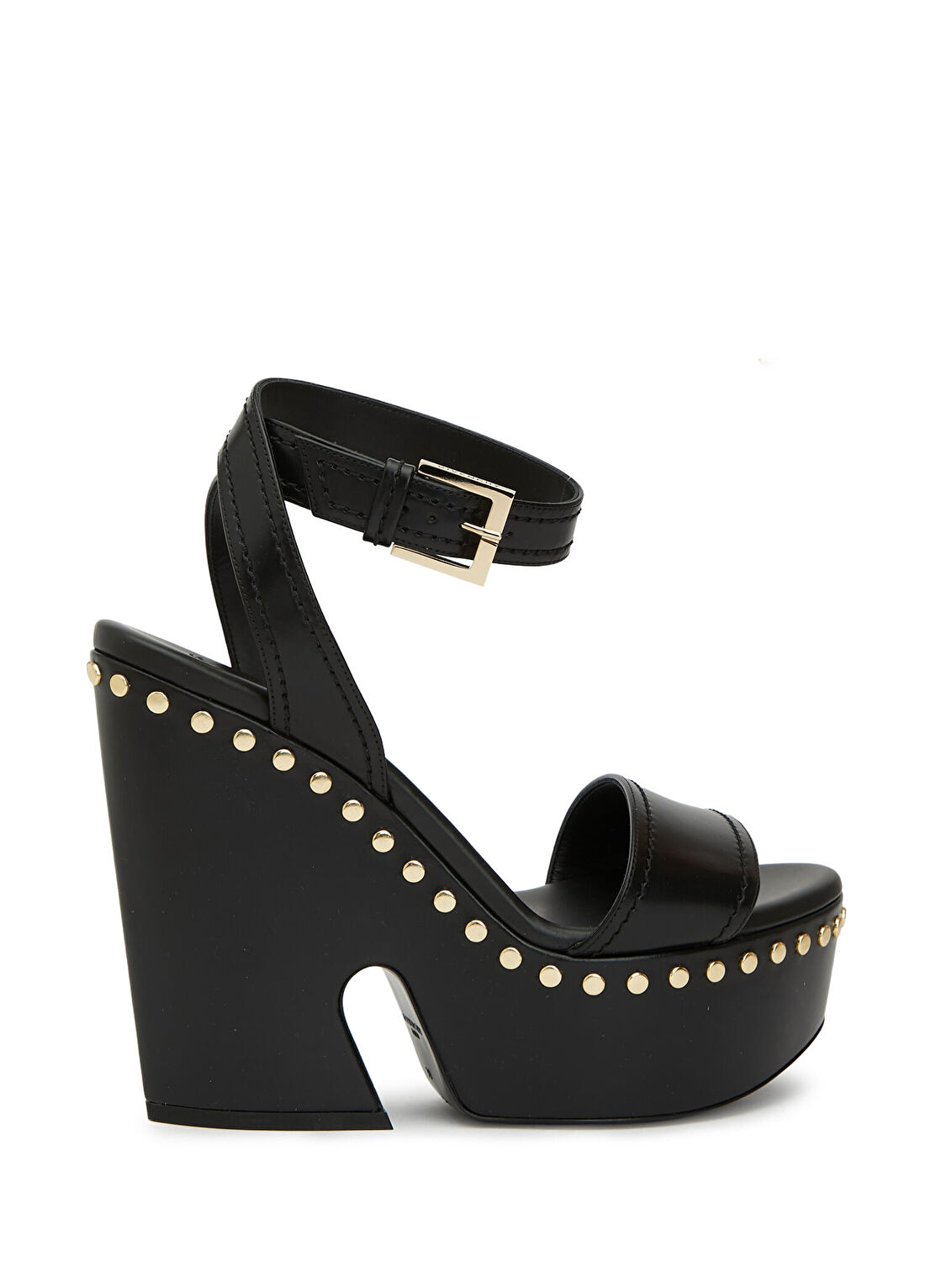 Givenchy Clog Siyah Platformlu Kadın Deri Sandalet