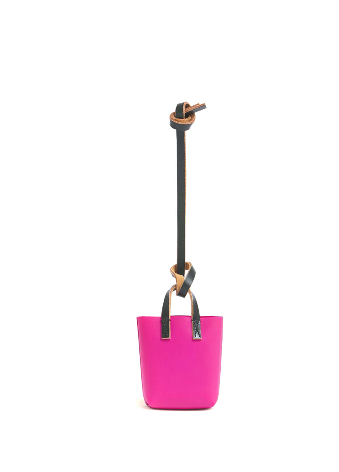 Marni Pembe Logo Detaylı Çanta Aksesuarı görsel 2