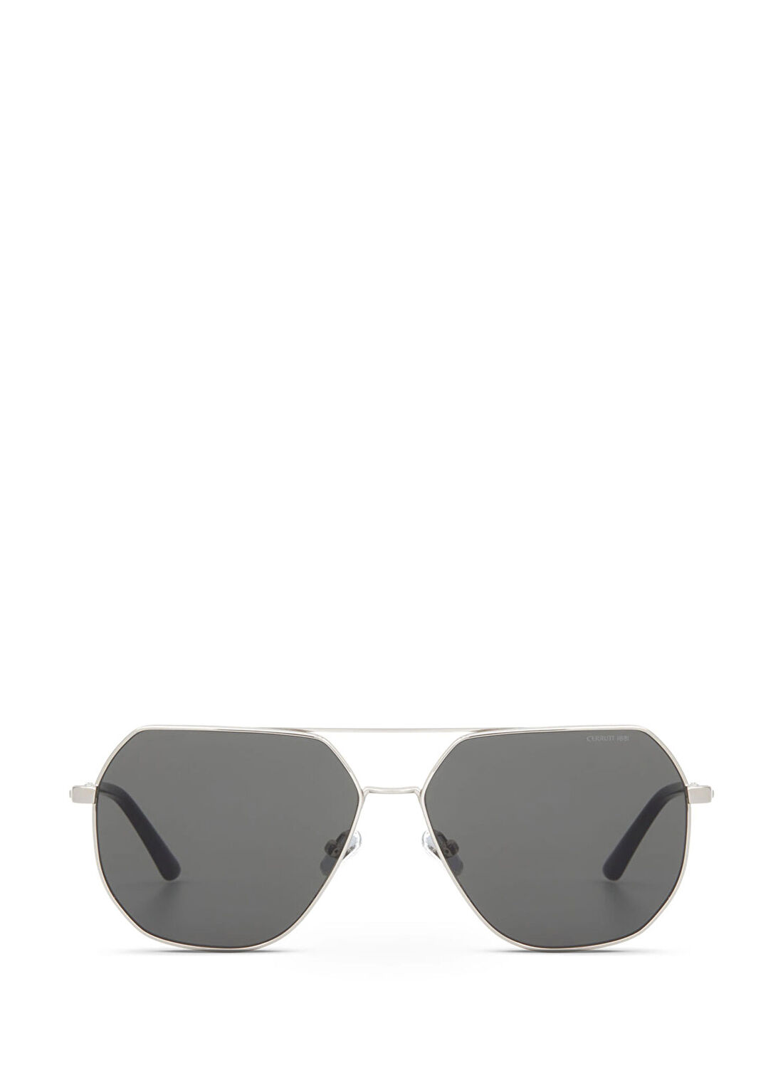 Cerruti 1881 CR 80080 C1 Siyah Gümüş Metal Erkek Güneş Gözlüğü görsel 3