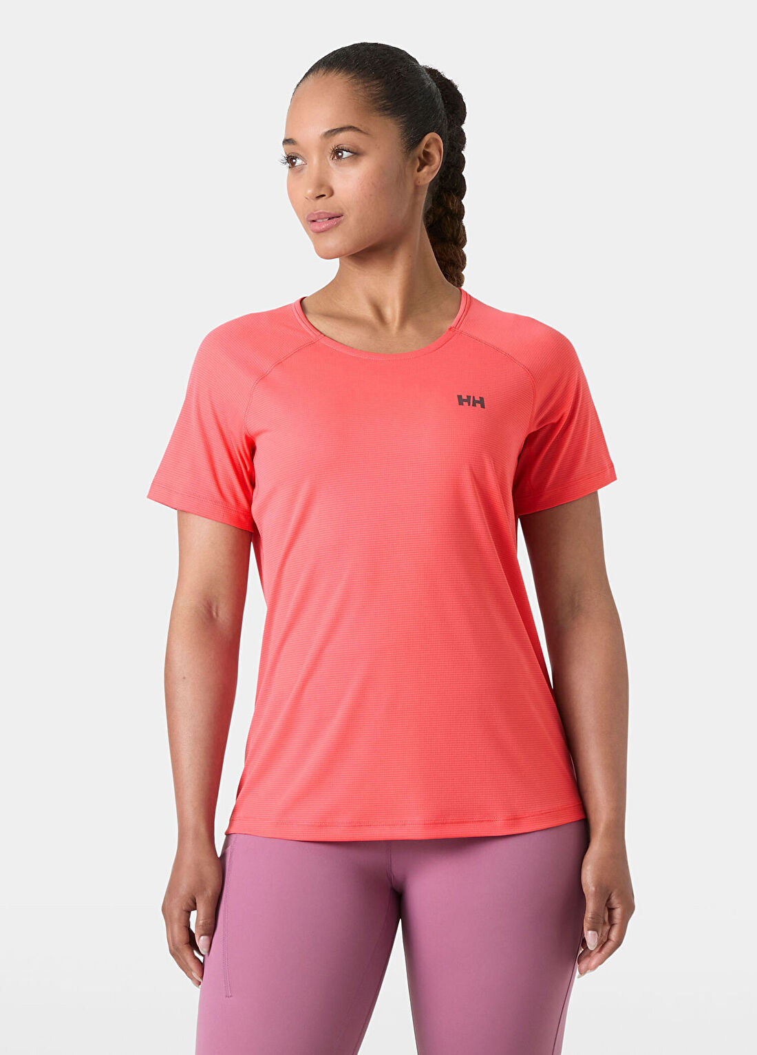 Helly Hansen W Trail Ss Sunset Pink Kısa Kollu Kadın T-Shirt