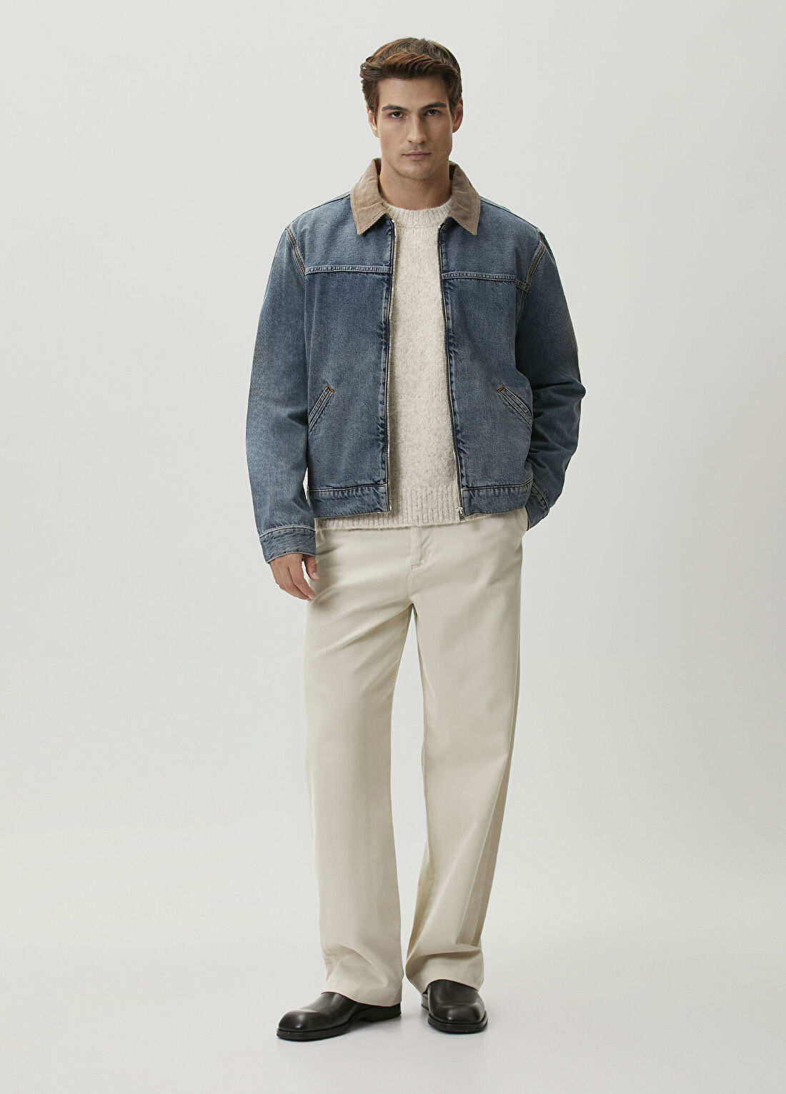Frame Denim Bej Baggy Chino Pantolon