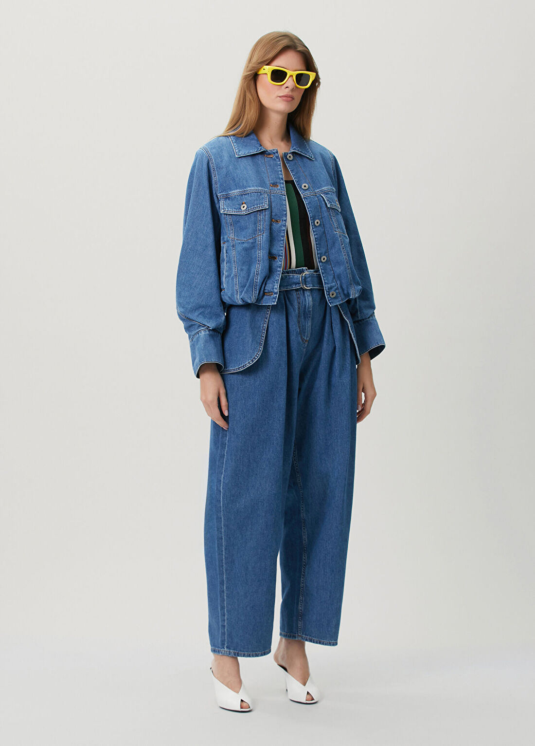 Loewe Mavi Denim Ceket görsel 2