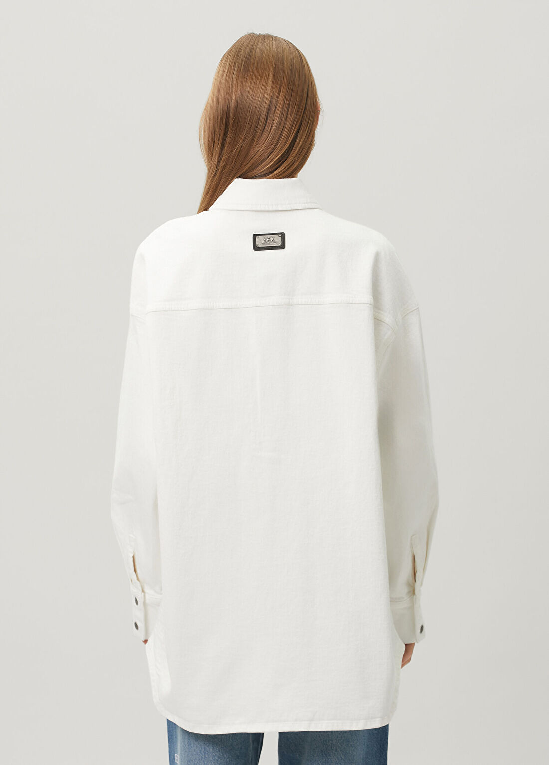 KSUBI Oversized Beyaz Gömlek görsel 4