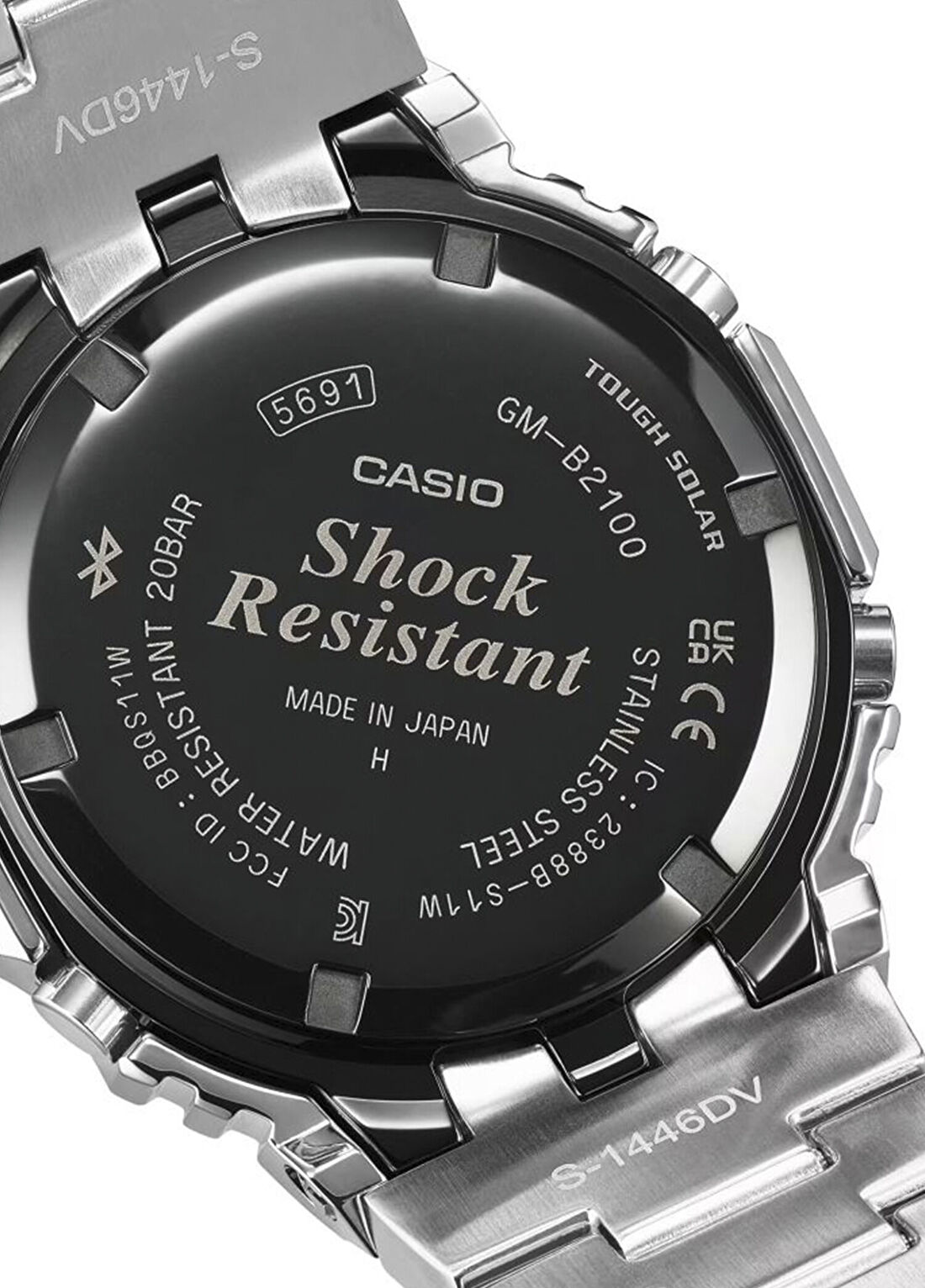 Casio G-Shock GM-B2100SD-1CDR Gri Çelik Erkek Kol Saati görsel 2