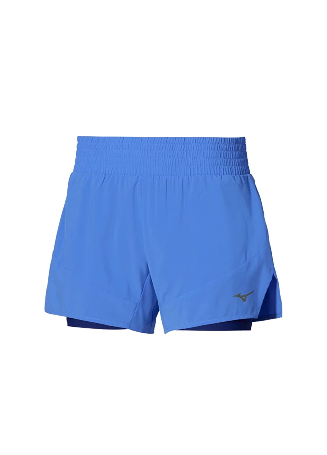 Mizuno 2 İn 1 4.5" Mavi Kadın Spor Şort
