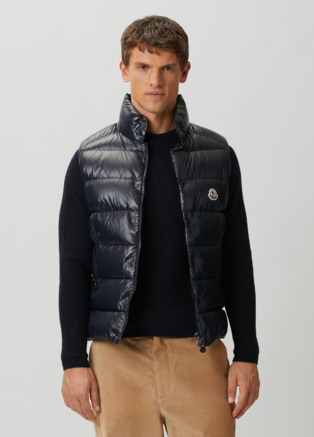 Moncler Lacivert Puff Yelek