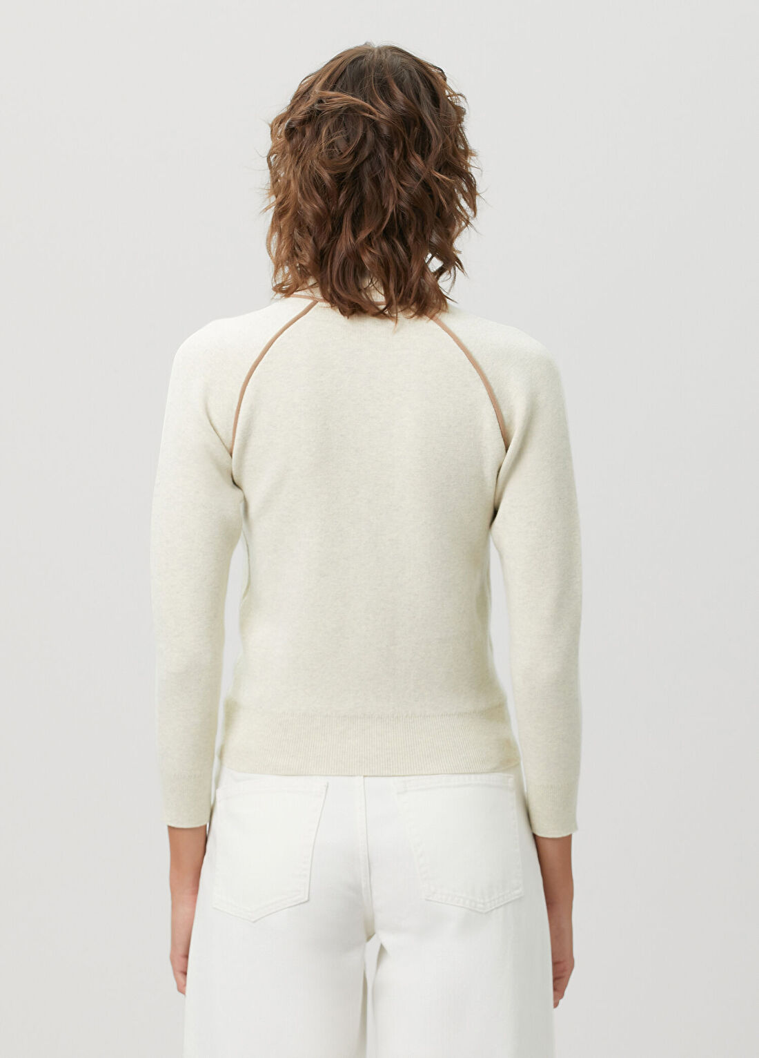 Marant Etoile Lanya Camel Gri Hırka görsel 4