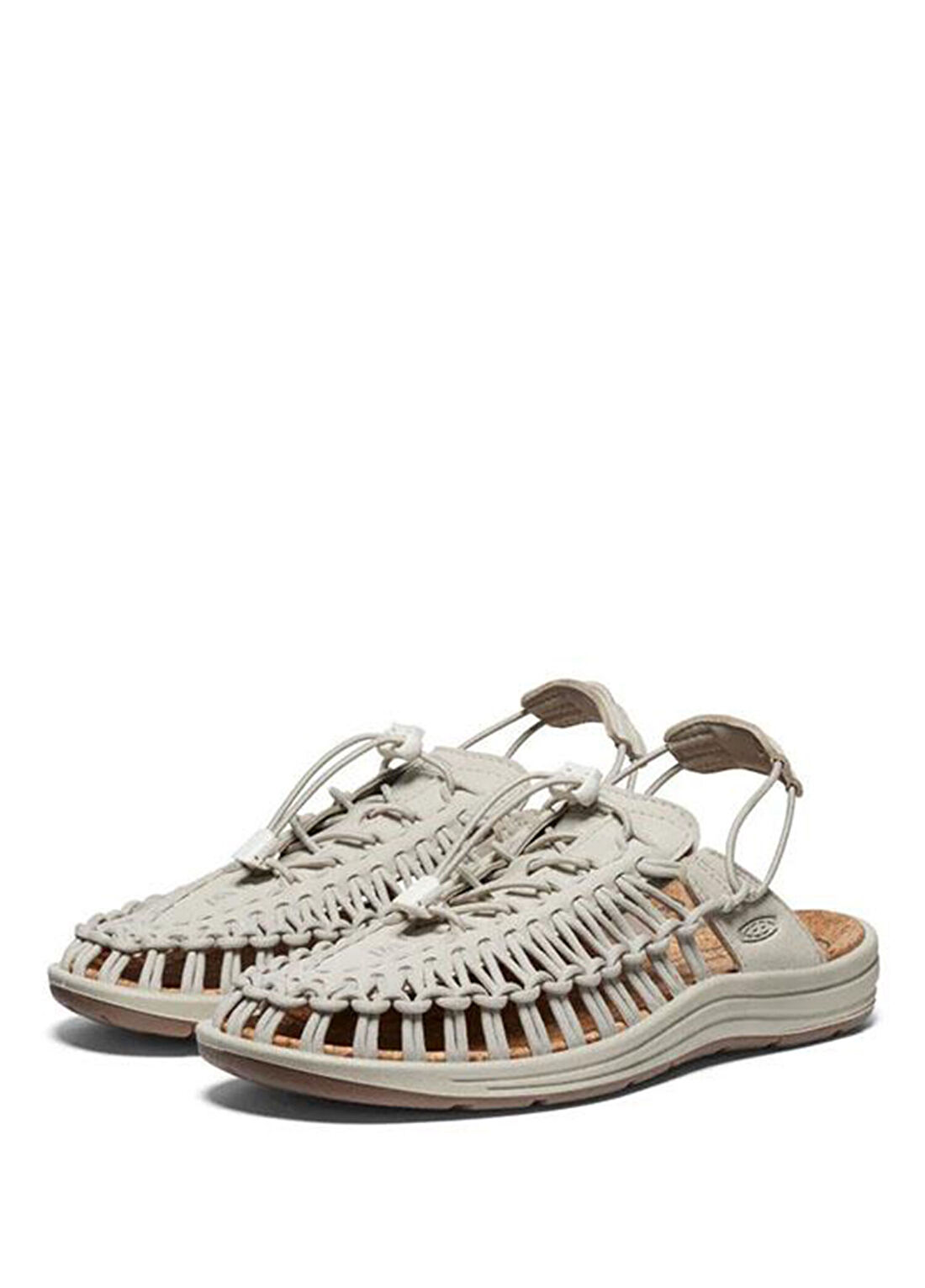 Keen UNEEK II Convertible Plaza Taupe Kanvas Unisex Sandalet görsel 2