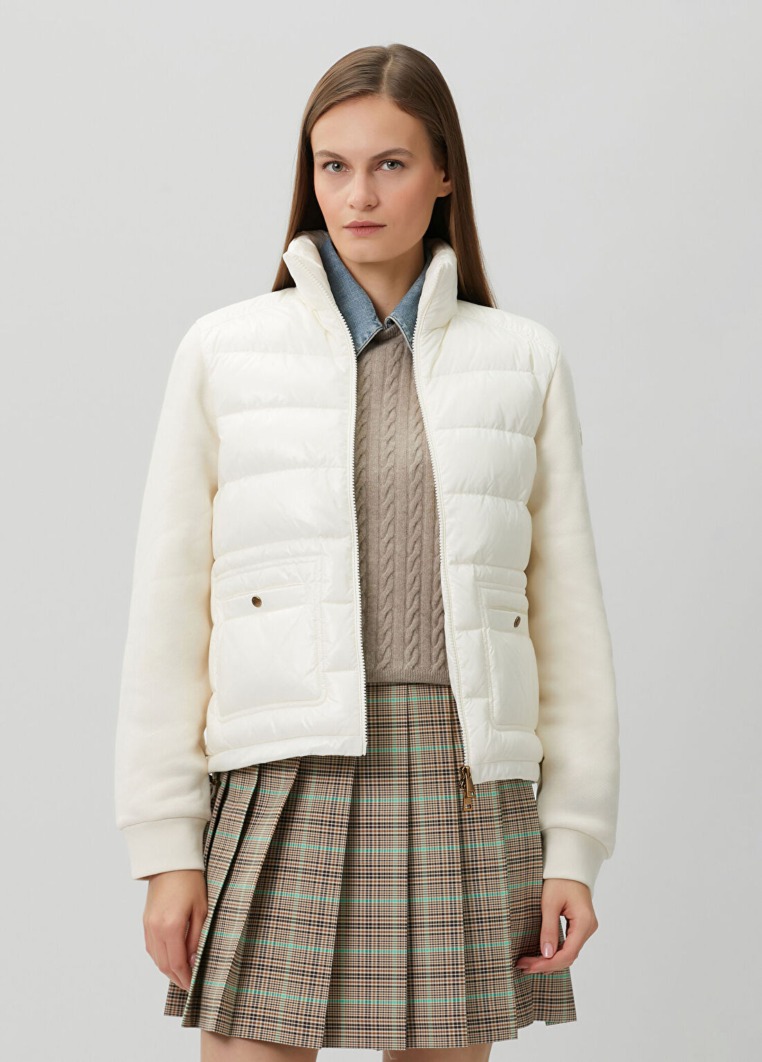 Moncler Nude Puffer Ceket