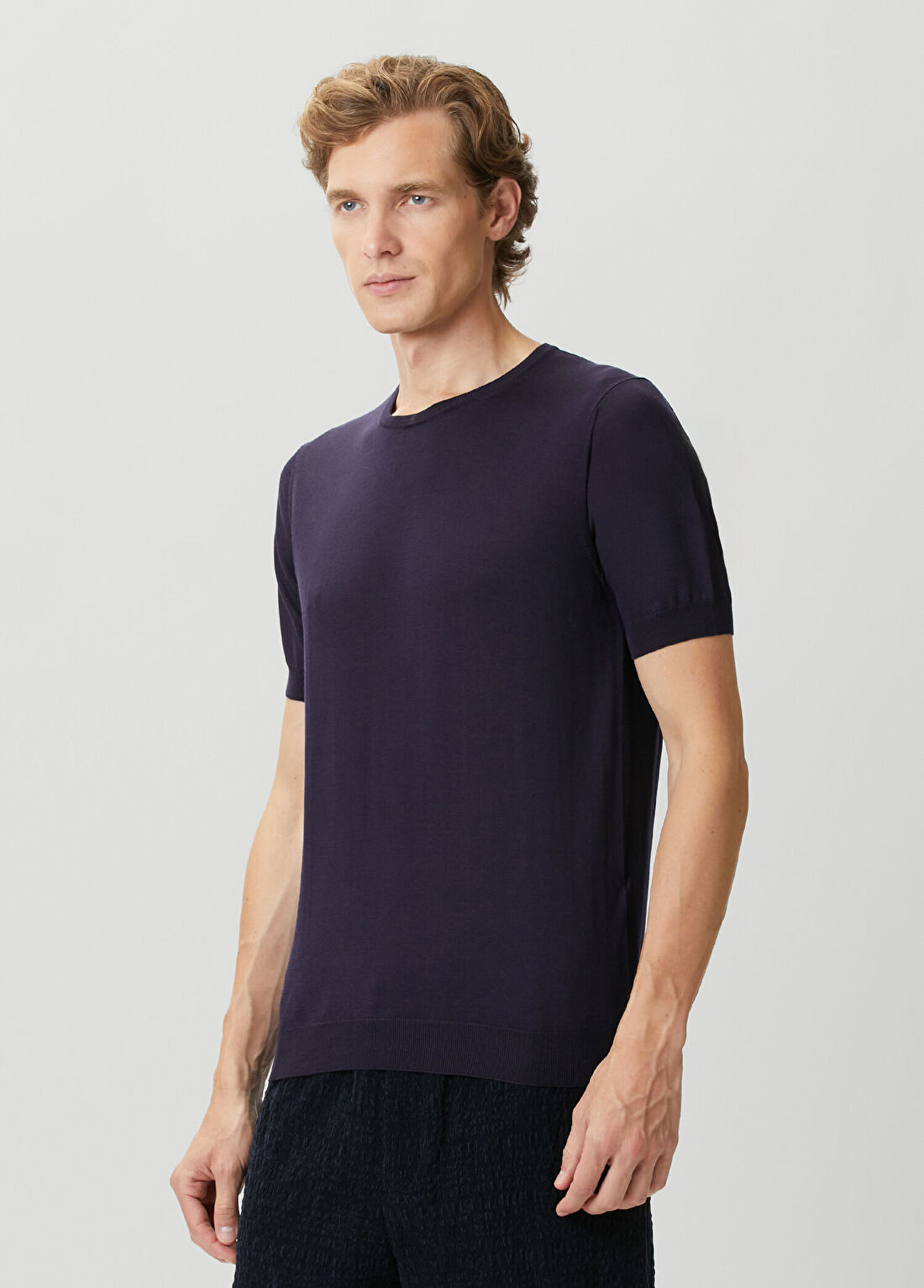 Giorgio Armani Mor İpek Triko görsel 3