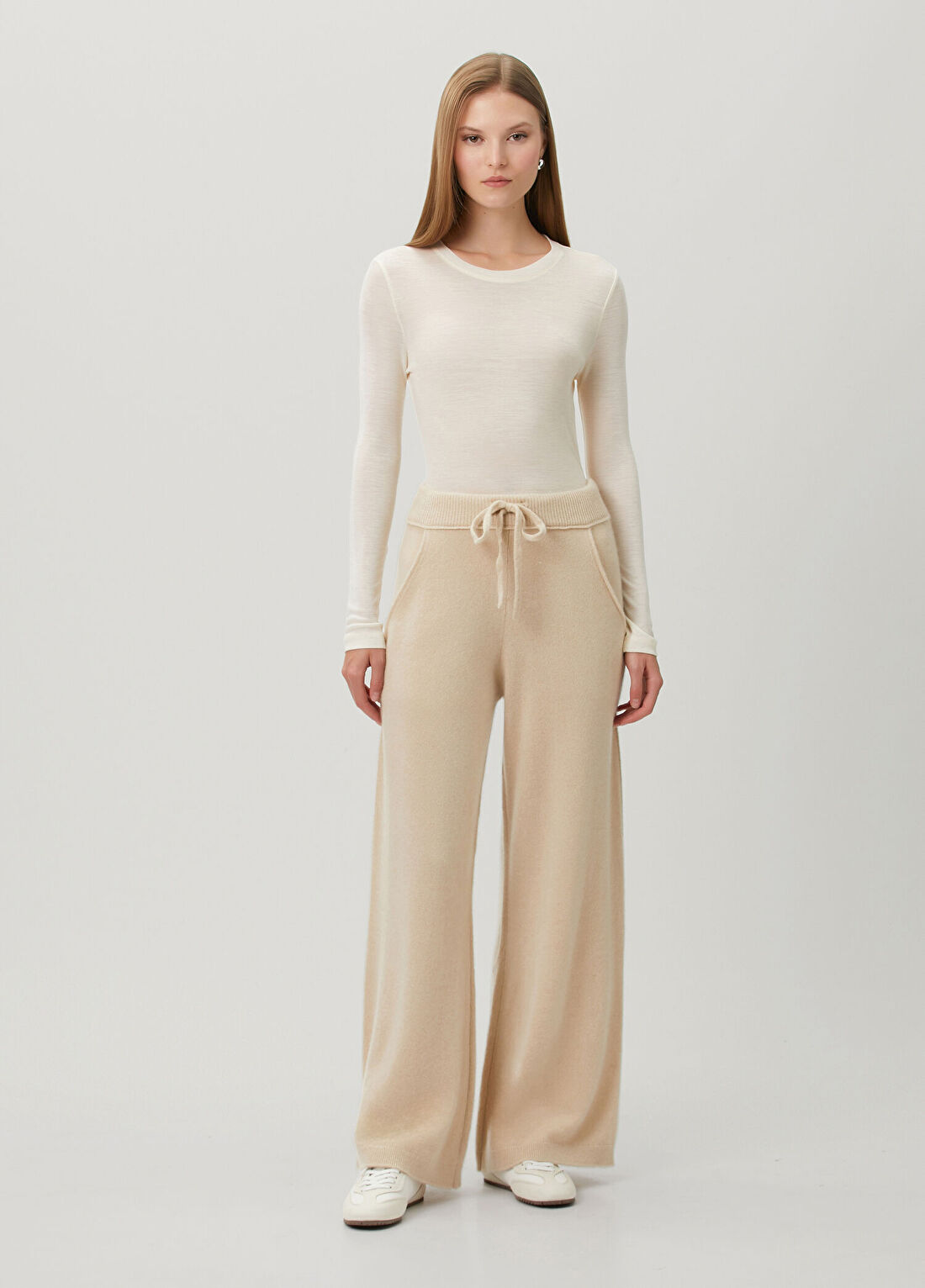 7 For All Mankind Ekru Kaşmir Eşofman Altı
