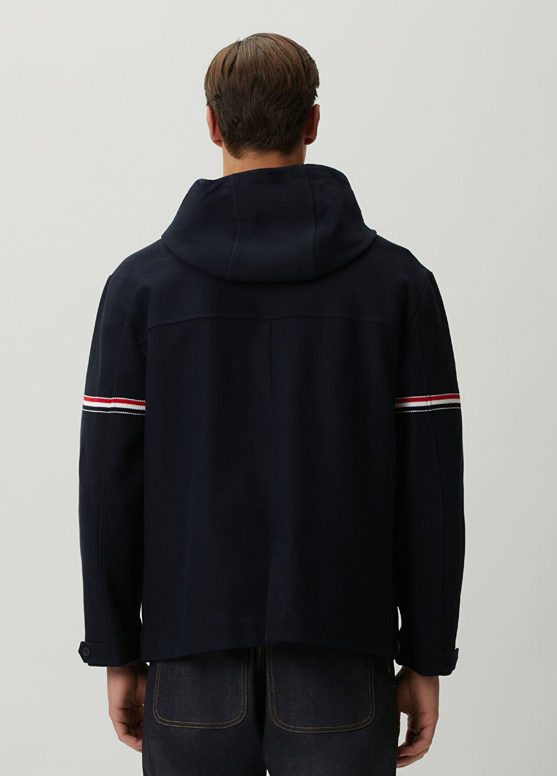 Thom Browne Lacivert Kapüşonlu Ceket görsel 4