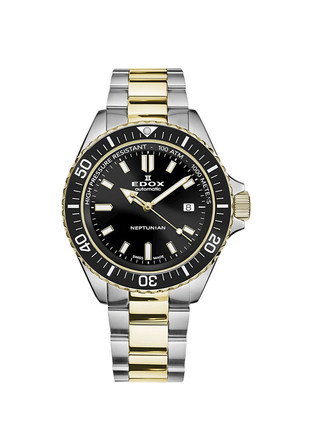 Edox 80120-357JM-NID Gümüş Metal Erkek Kol Saati
