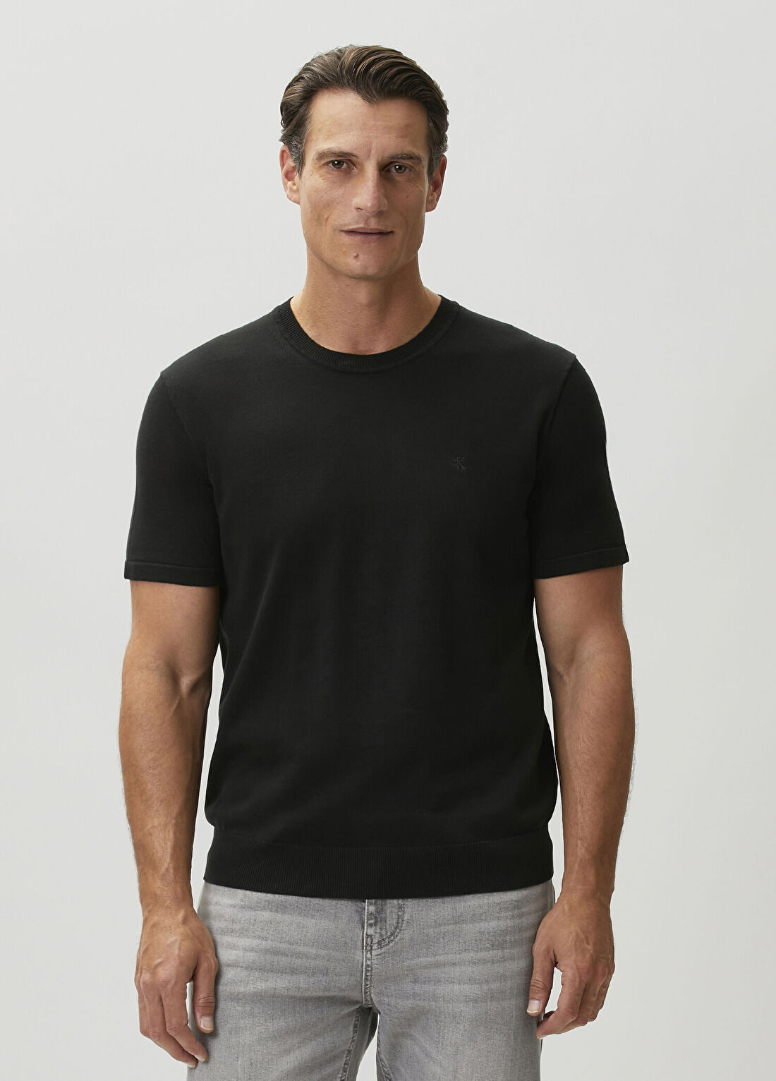 Calvin Klein Supima Siyah Triko