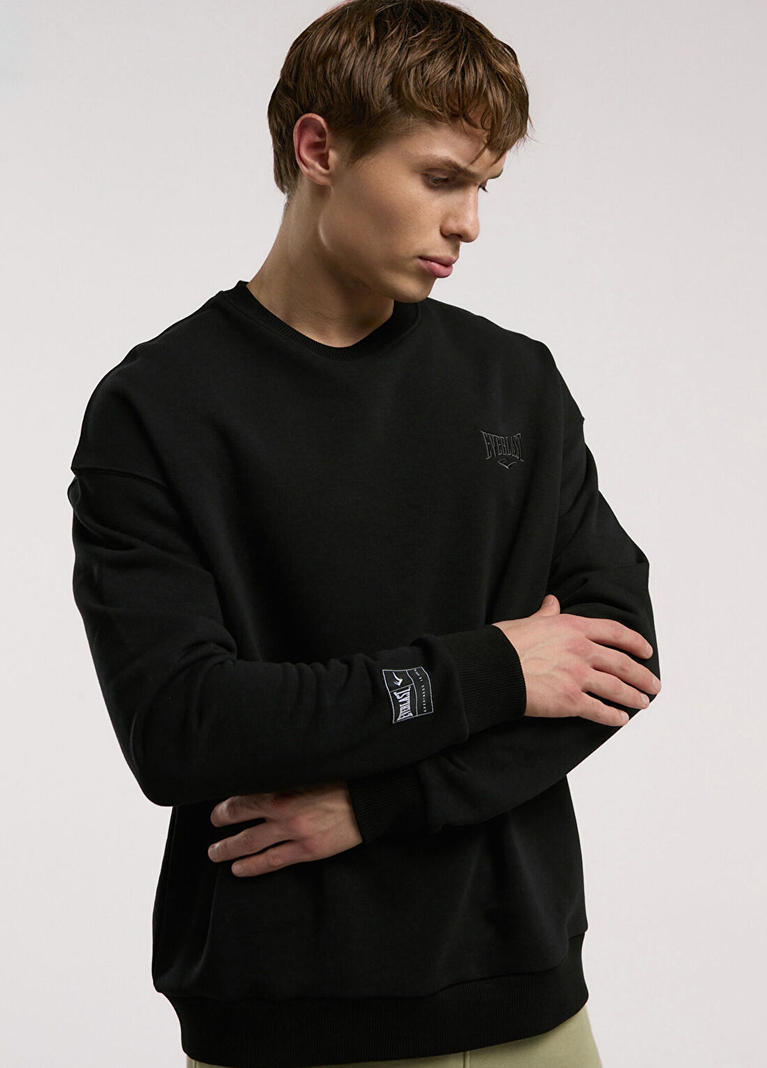 Everlast Ever Essentials Comfort Siyah Erkek Sweatshirt görsel 2