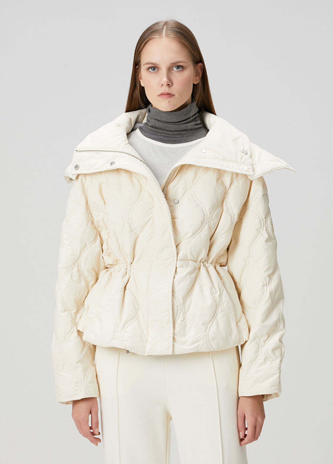 Canada Goose Alessia Kırık Beyaz Kapüşonlu Mont