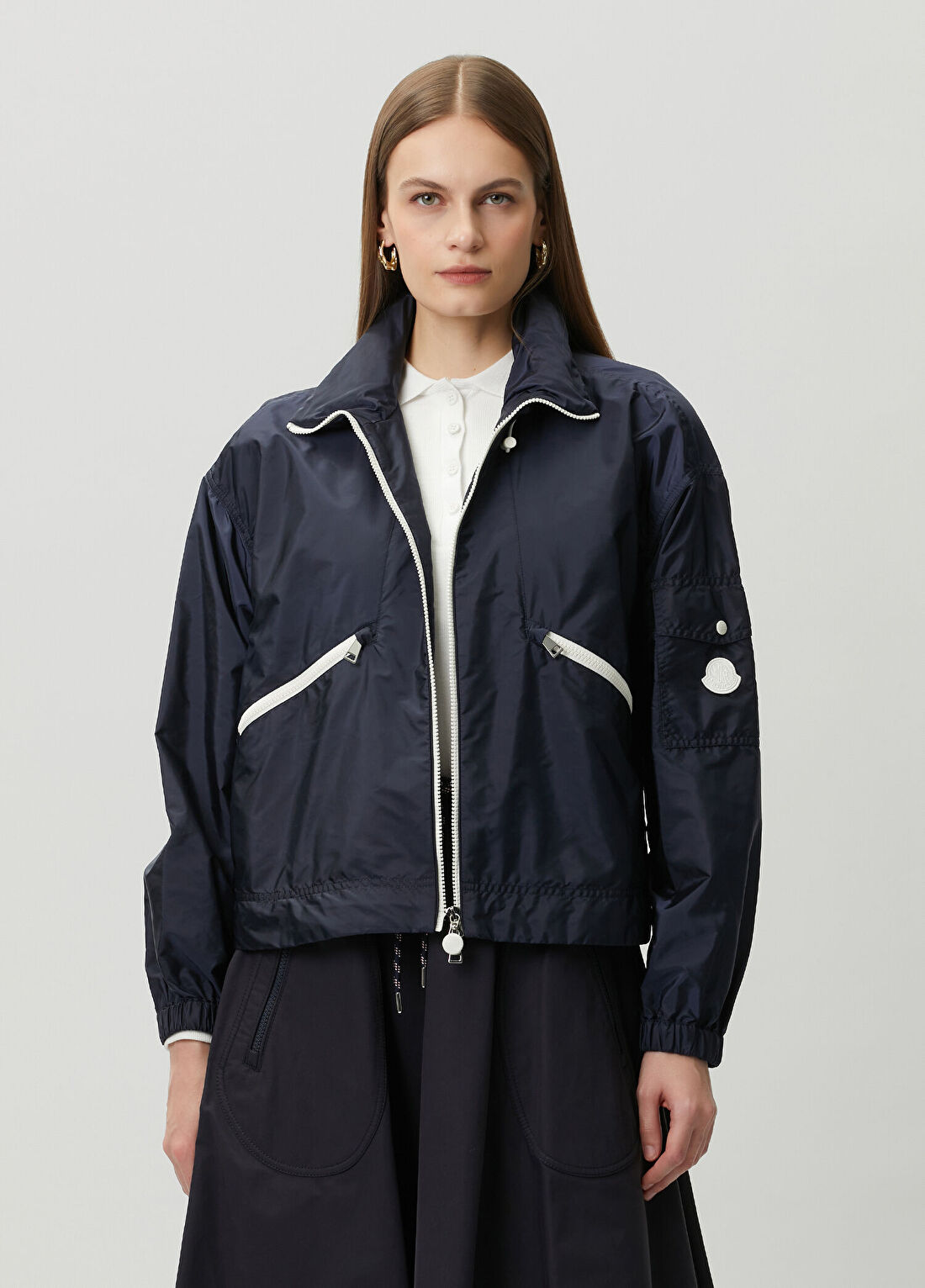 Moncler Marmacy Lacivert Kapüşonlu Ceket
