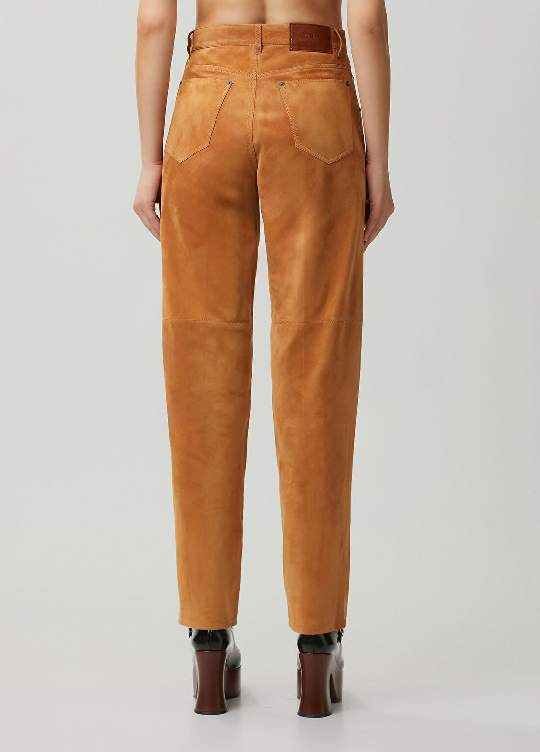Chloe Karamal Süet Pantolon görsel 4