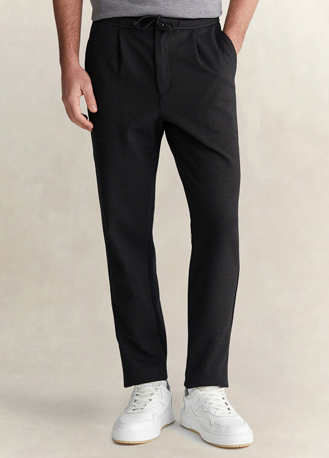 Gant Siyah Regular Fit Erkek Jogger Pantolon görsel 3
