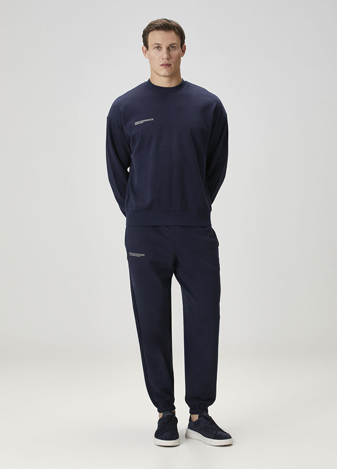 Pangaia Lacivert Sweatshirt görsel 2