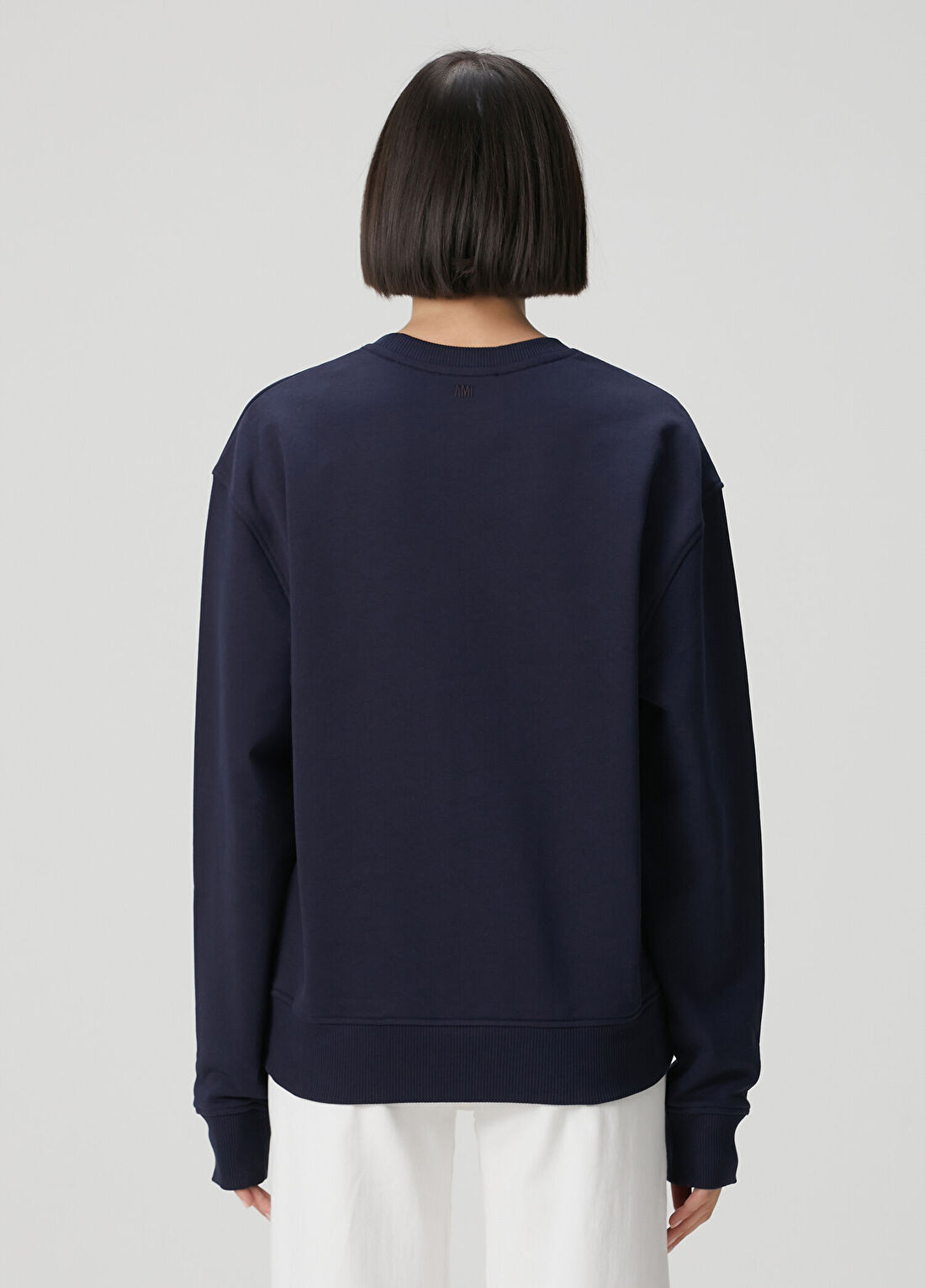 Ami Paris Lacivert Sweatshirt görsel 4