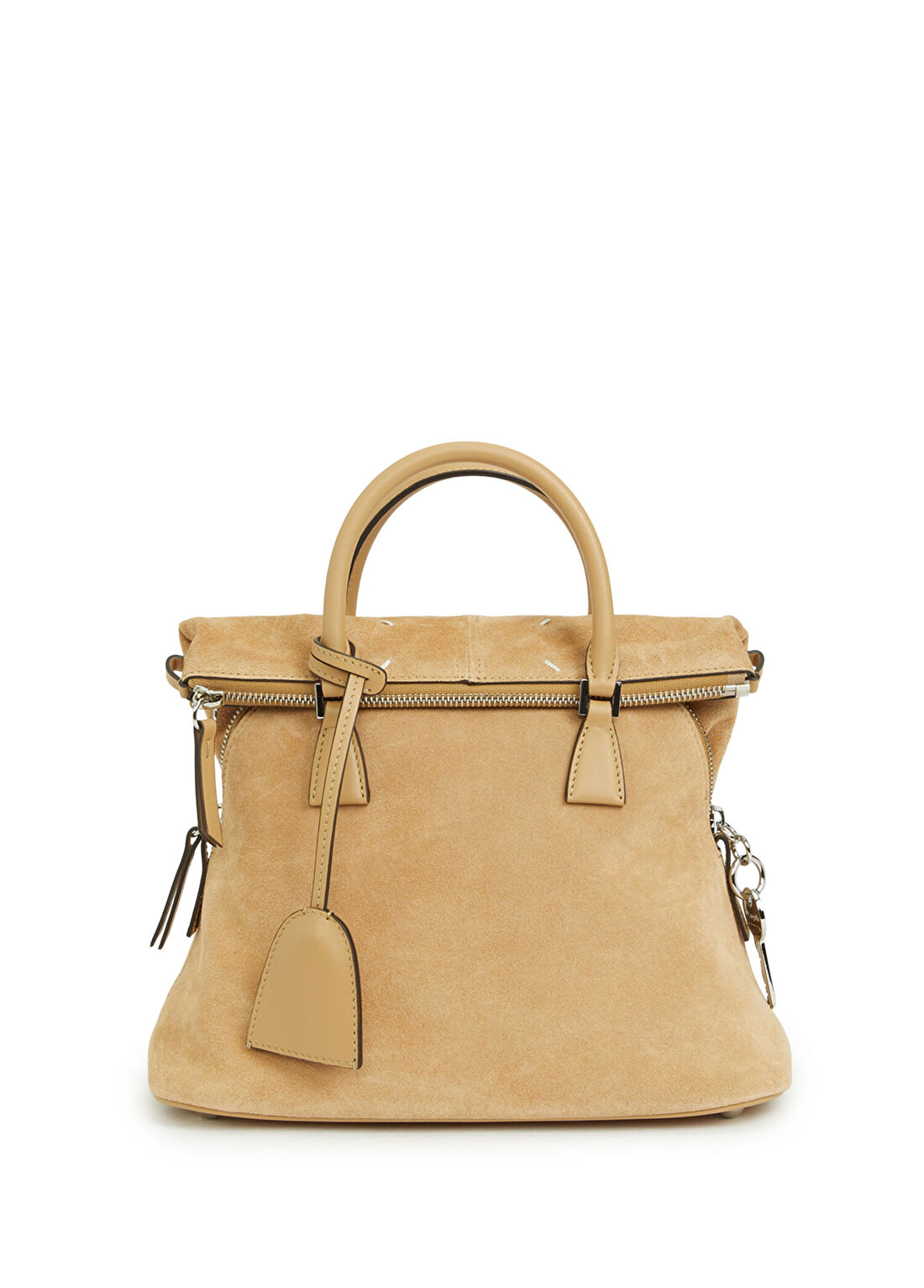 Maison Margiela Mini 5AC Bej Kadın Süet Çanta
