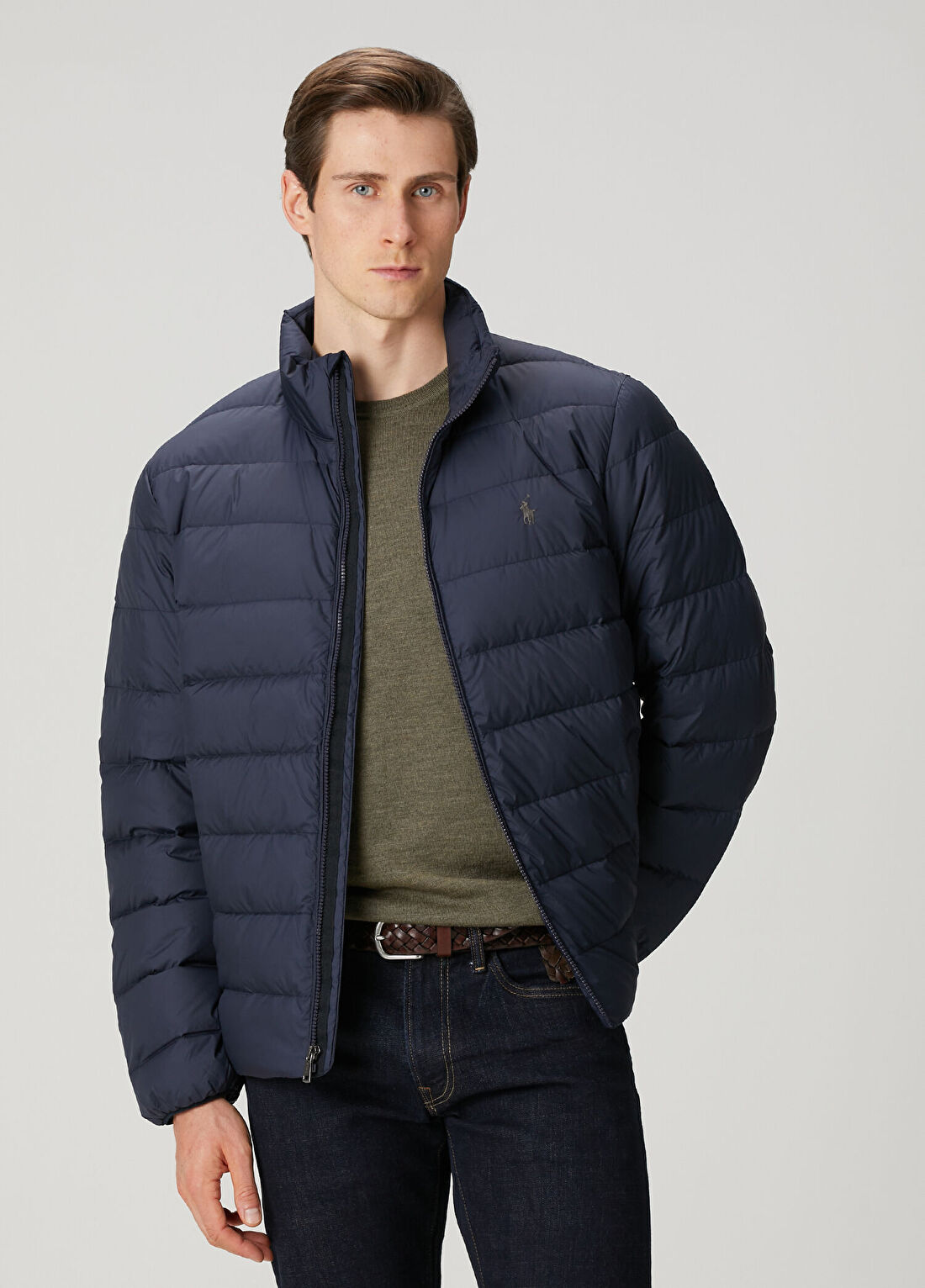 Polo Ralph Lauren Lacivert Puff Mont görsel 3