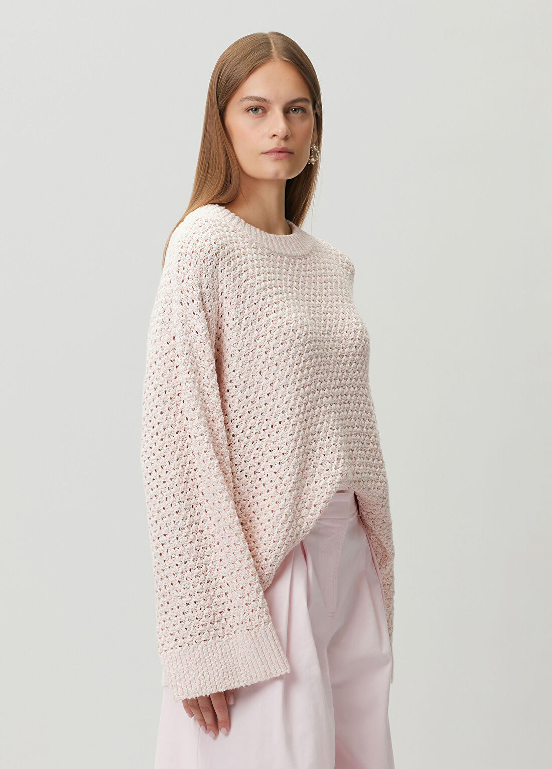 The Garment April Açık Pembe Kazak görsel 3