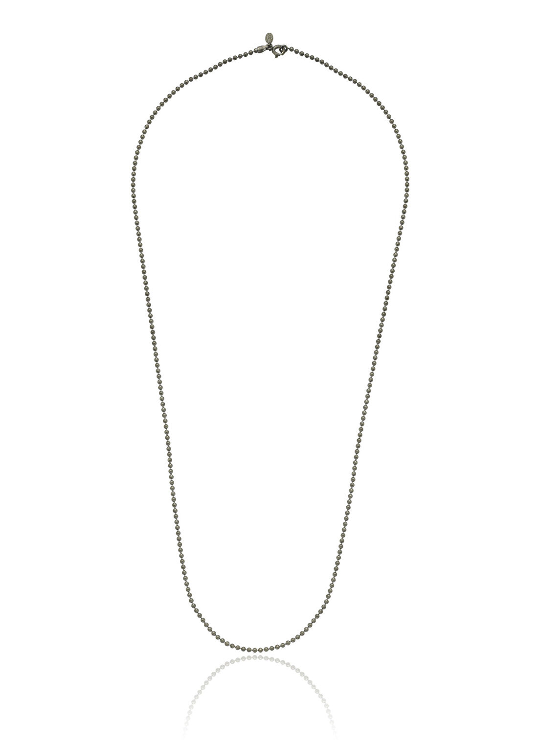 Melie Jewelry Ball 925 Ayar Gümüş Erkek Zincir Kolye