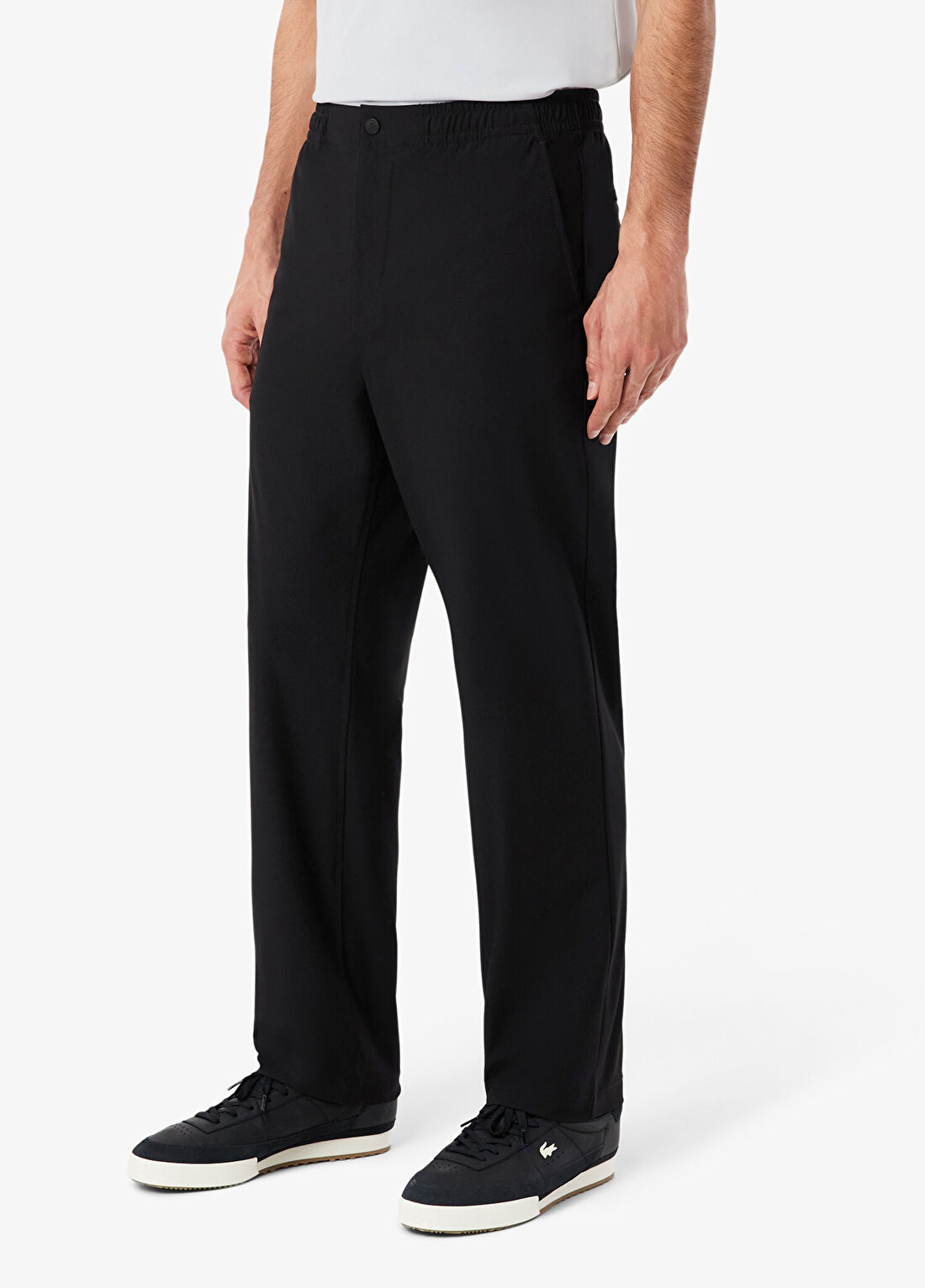 Lacoste Siyah Regular Fit Erkek Chino Pantolon görsel 2