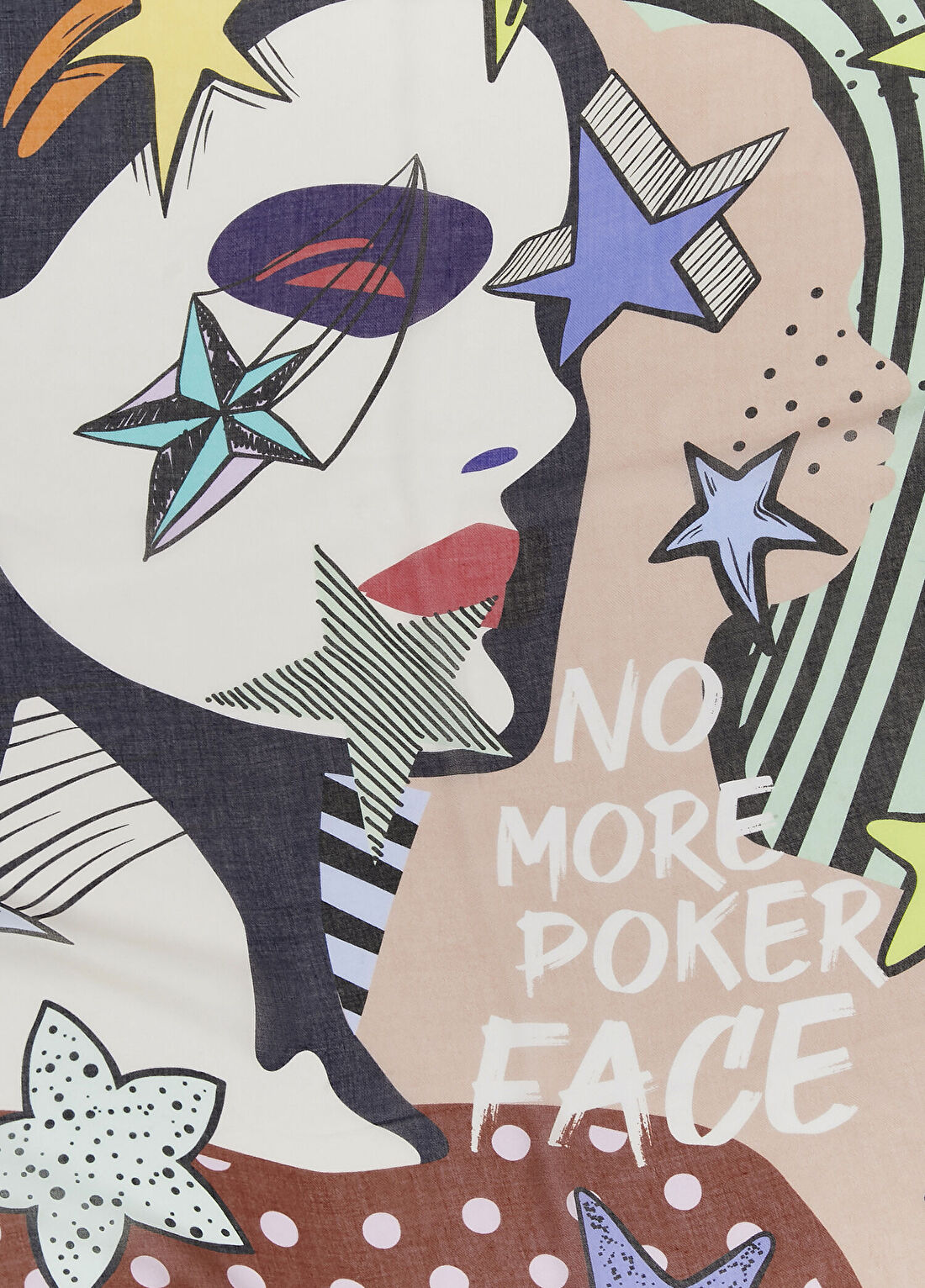 Nice Elements Pokerface Kadın Fular görsel 3