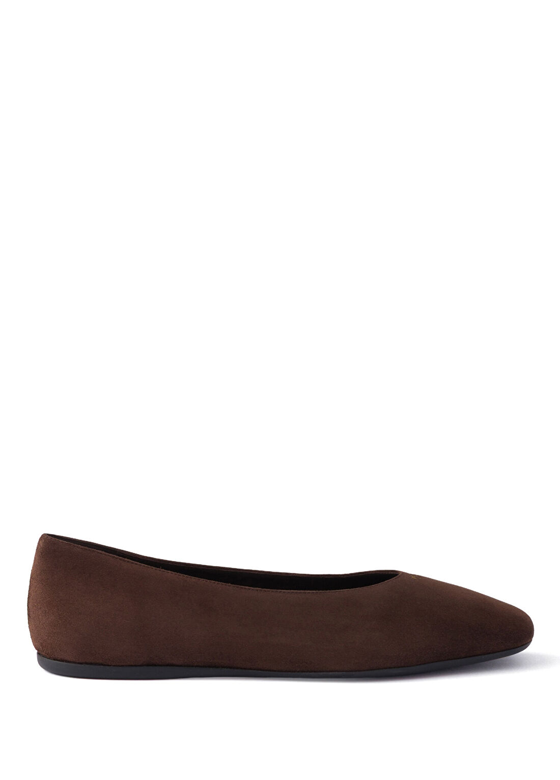 Prada Suede Ballerinas Kahverengi Süet Kadın Babet