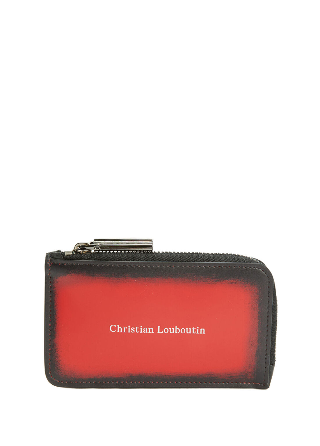 Christian Louboutin Canopy Kırmızı Siyah Erkek Deri Kartlık