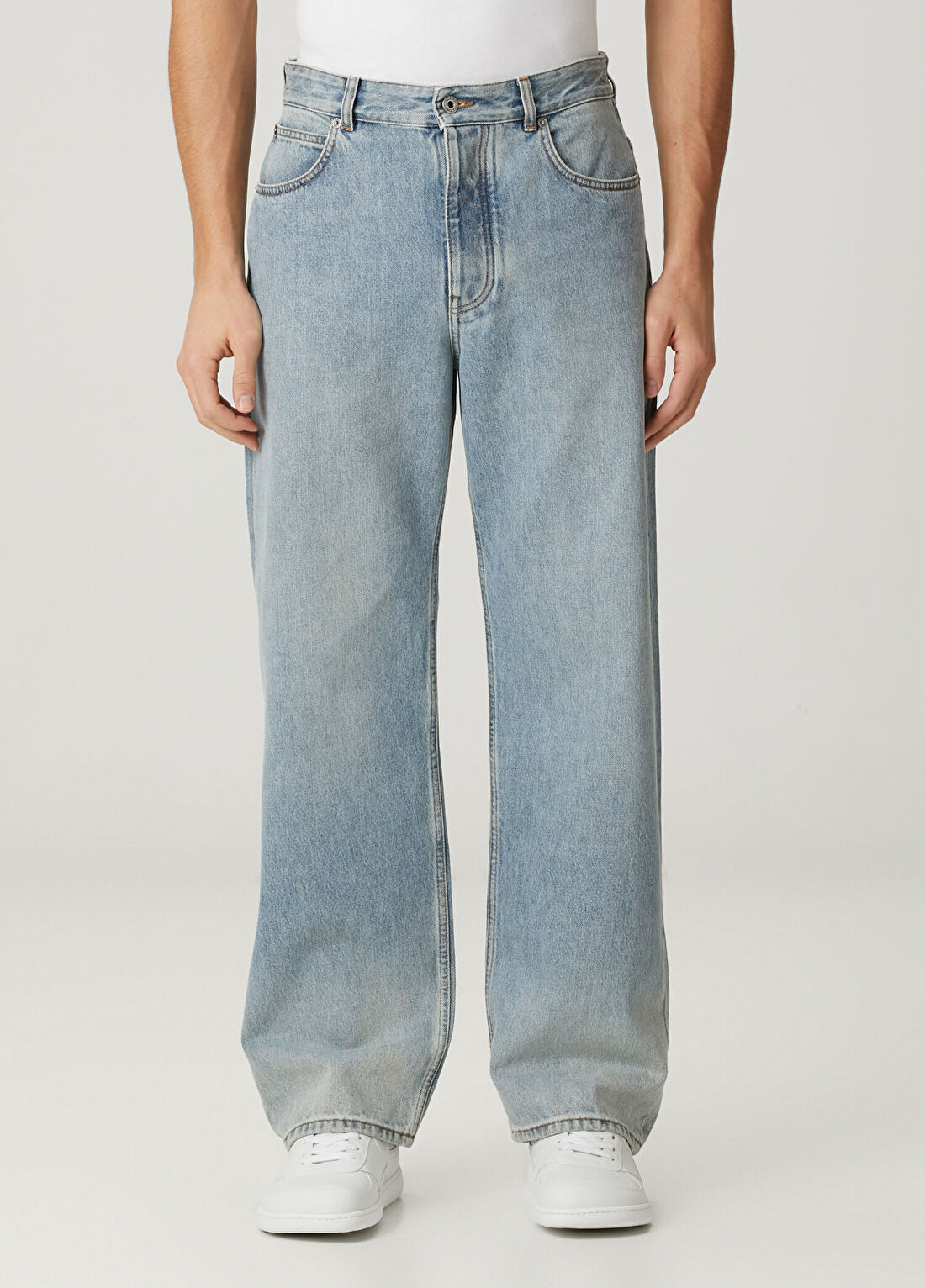 Loewe Relaxed Fit Mavi Jean Pantolon görsel 2