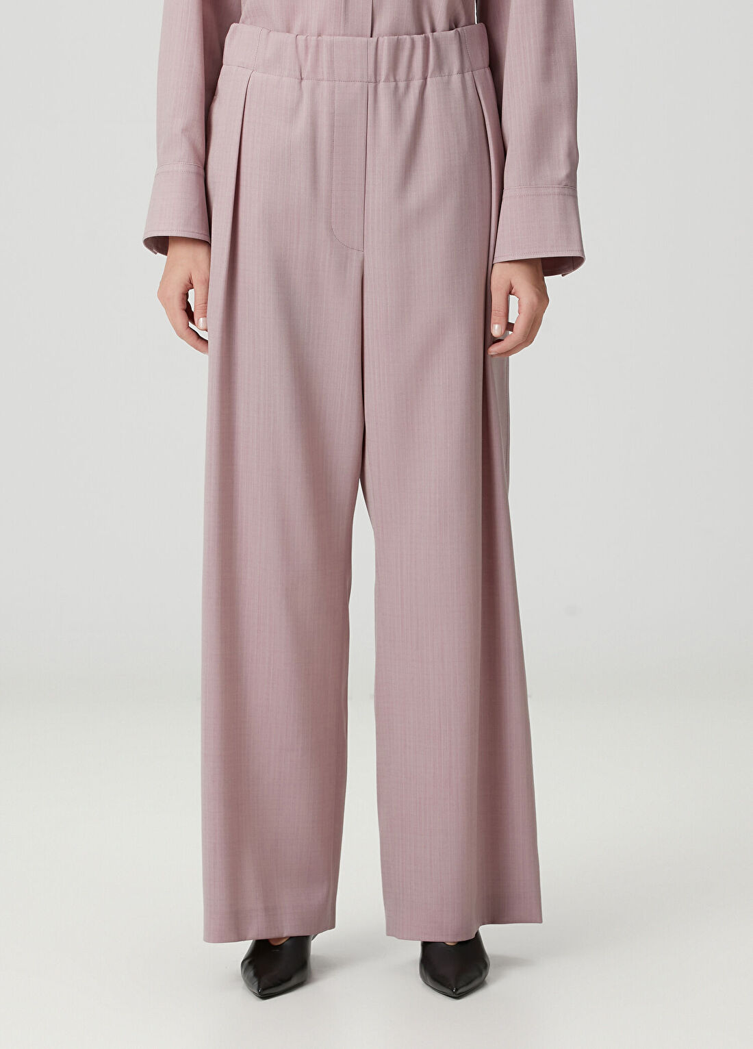 Jil Sander Pembe Yün Pantolon görsel 2