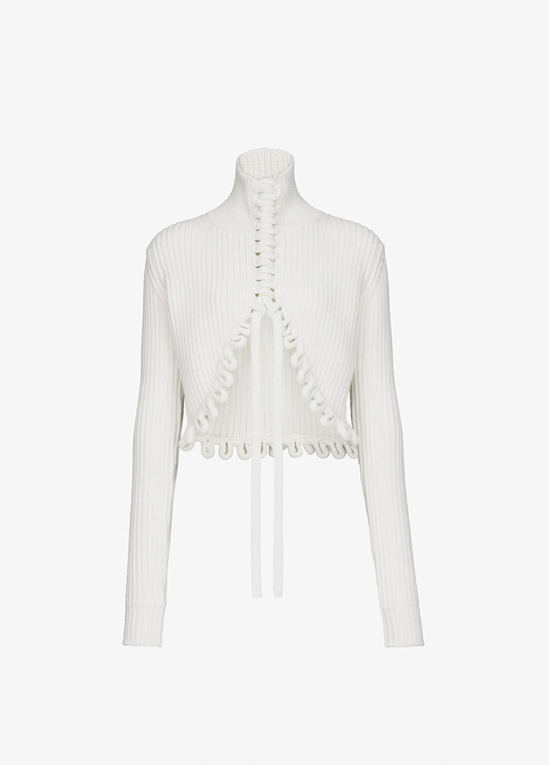 Alaïa Beyaz Yün Triko görsel 2