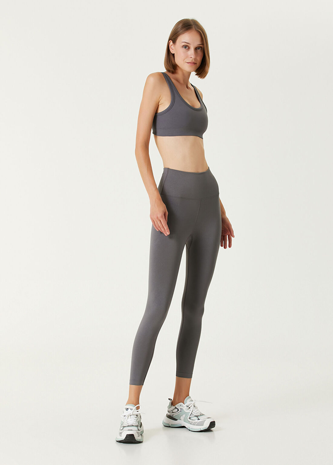 Glo Studio Nil Seamless Ash Kadın Bra Spor Sütyeni görsel 3