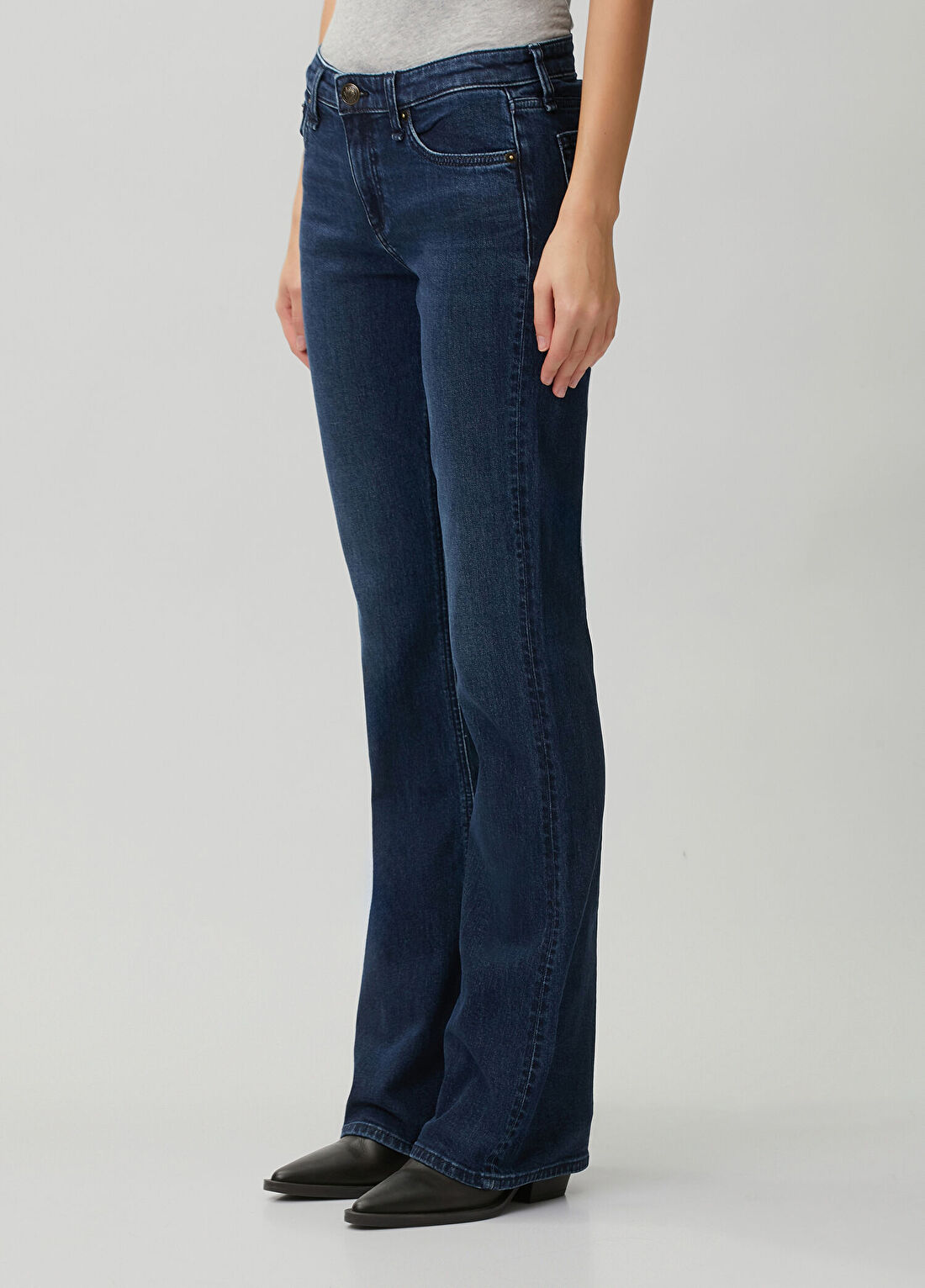 Rag&Bone Kinsley Koyu Mavi Jean Pantolon görsel 3