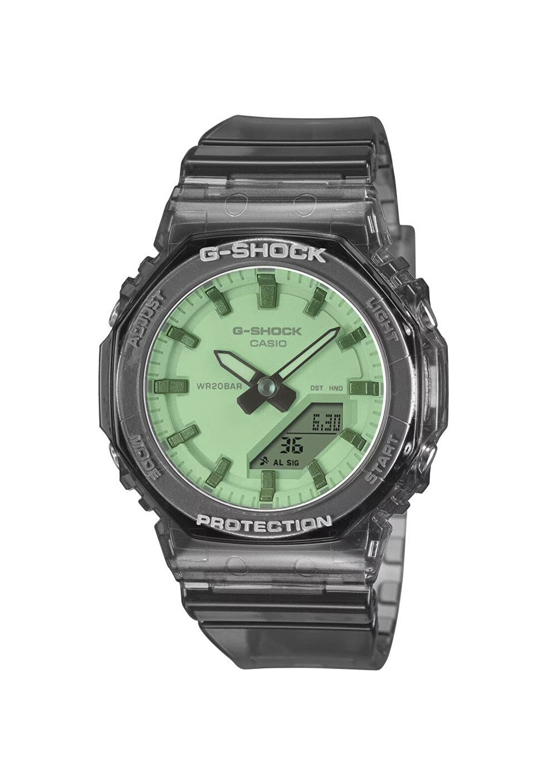 Casio GMA-P2100SR-1ADR Siyah Silikon Kadın Kol Saati