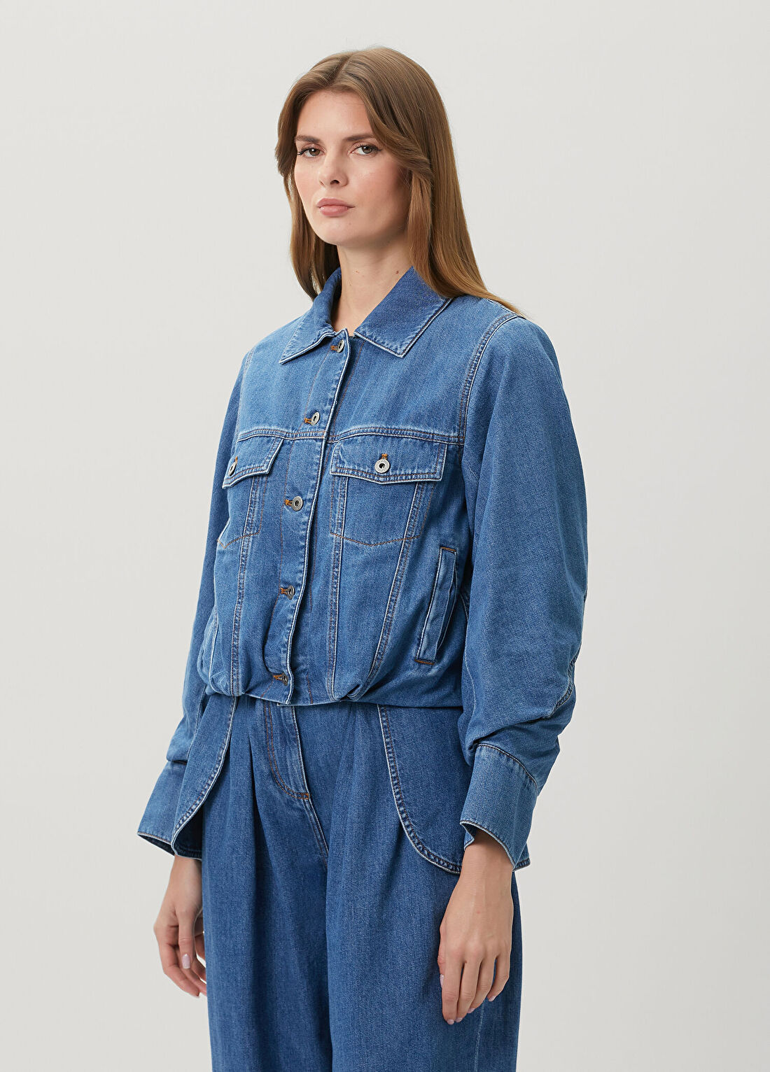 Loewe Mavi Denim Ceket görsel 3