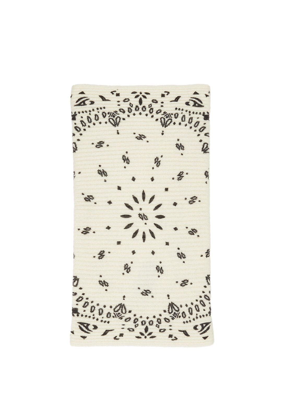 Kujten Come Beyaz Kadın Kaşmir Bandana